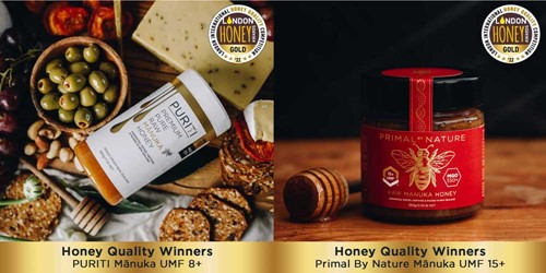 PURITI and Primal By Nature Gold Medal quality winners at the London Honey Awards